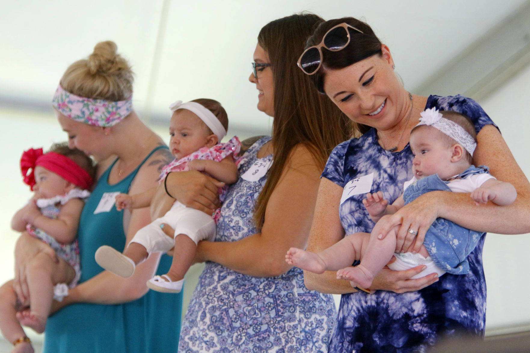 Cutest baby contest at the Porter County Fair
